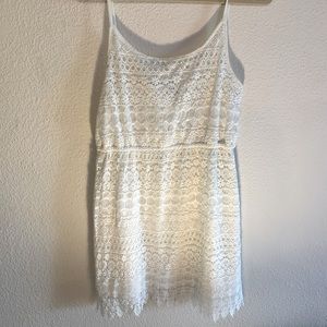 White lace H&M sleeveless dress - medium
